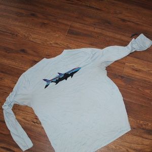 Men's Long-Sleeved Capilene® Cool Daily Fish Graph